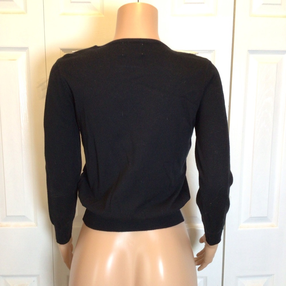 Womens Pullover Sweater Made in Korea Cottagecore Hearts Lace Collar Size Small. - Picture 5 of 10